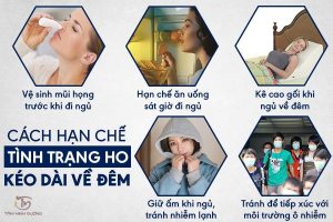 Cách phòng tránh ho kéo dài về đêm