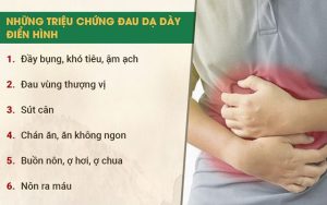 Triệu chứng của đau dạ dày