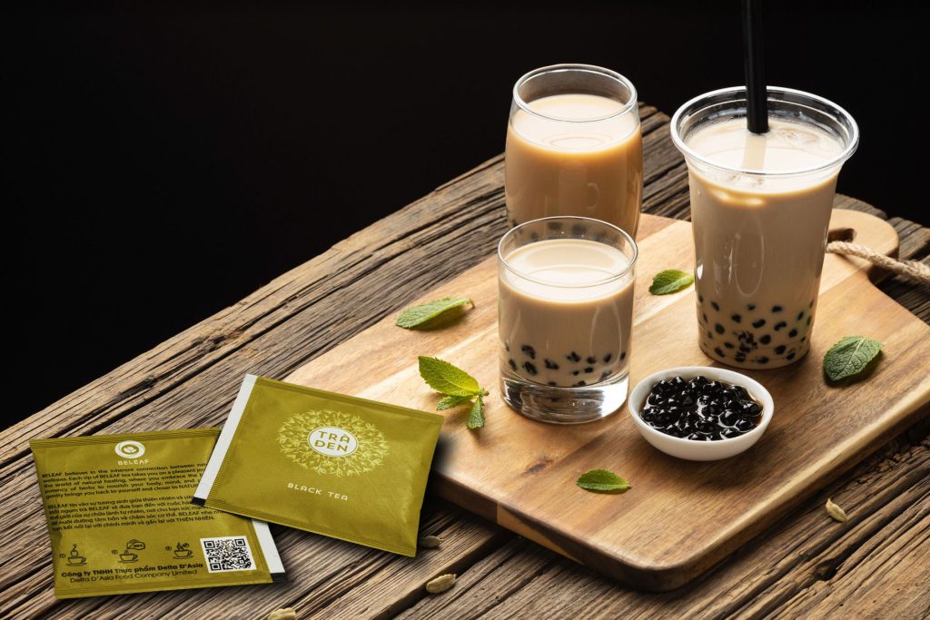 Pha trà sữa bằng trà đen BELEAF