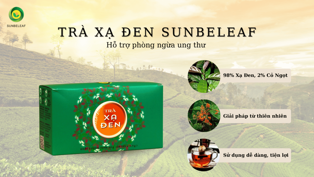 Trà Xạ Đen SunBeLeaf - Bí Quyết Sống Khỏe Từ Thiên Nhiên