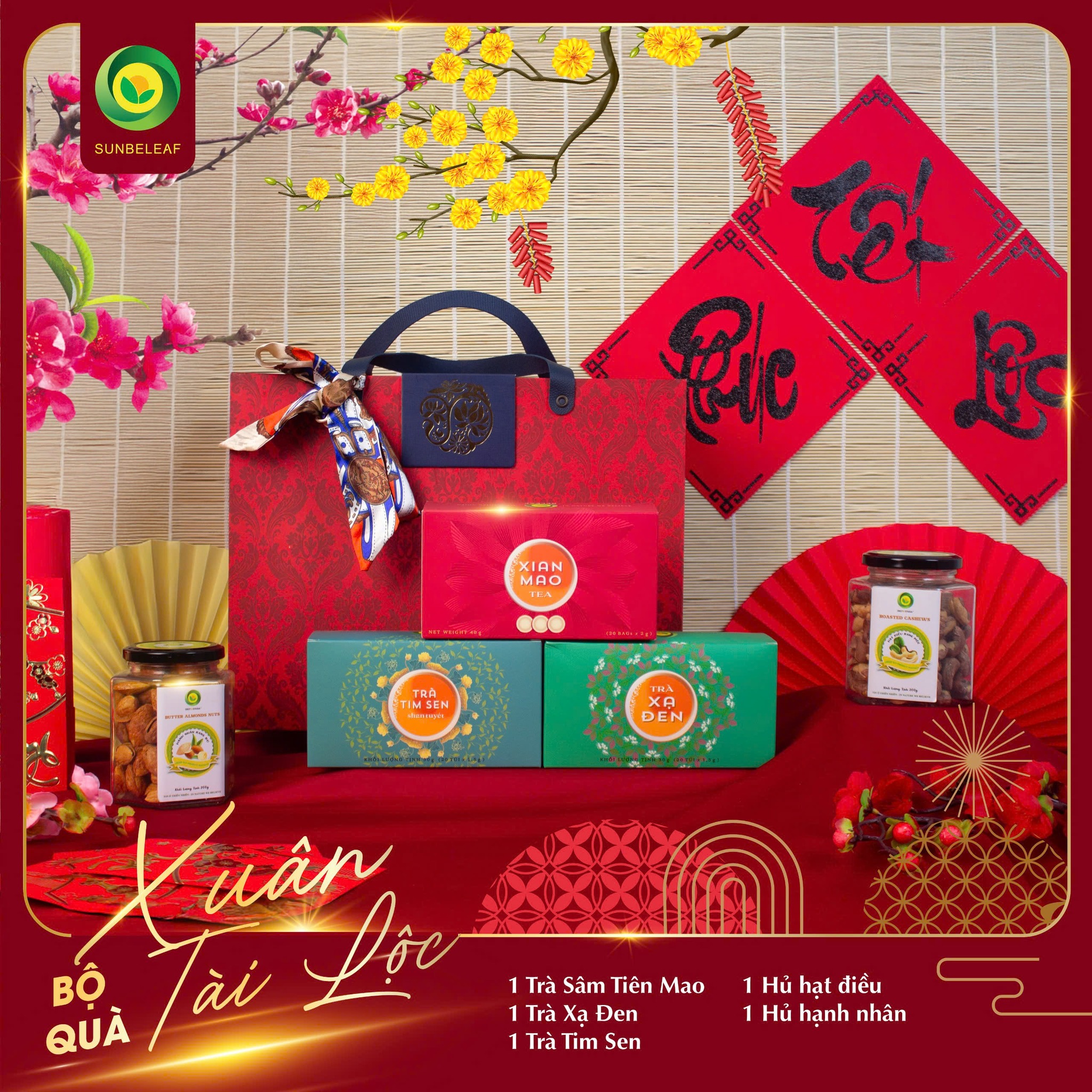 TOP 5 BỘ QUÀ TẾT DOANH NGHIỆP 2025 SUNBELEAF