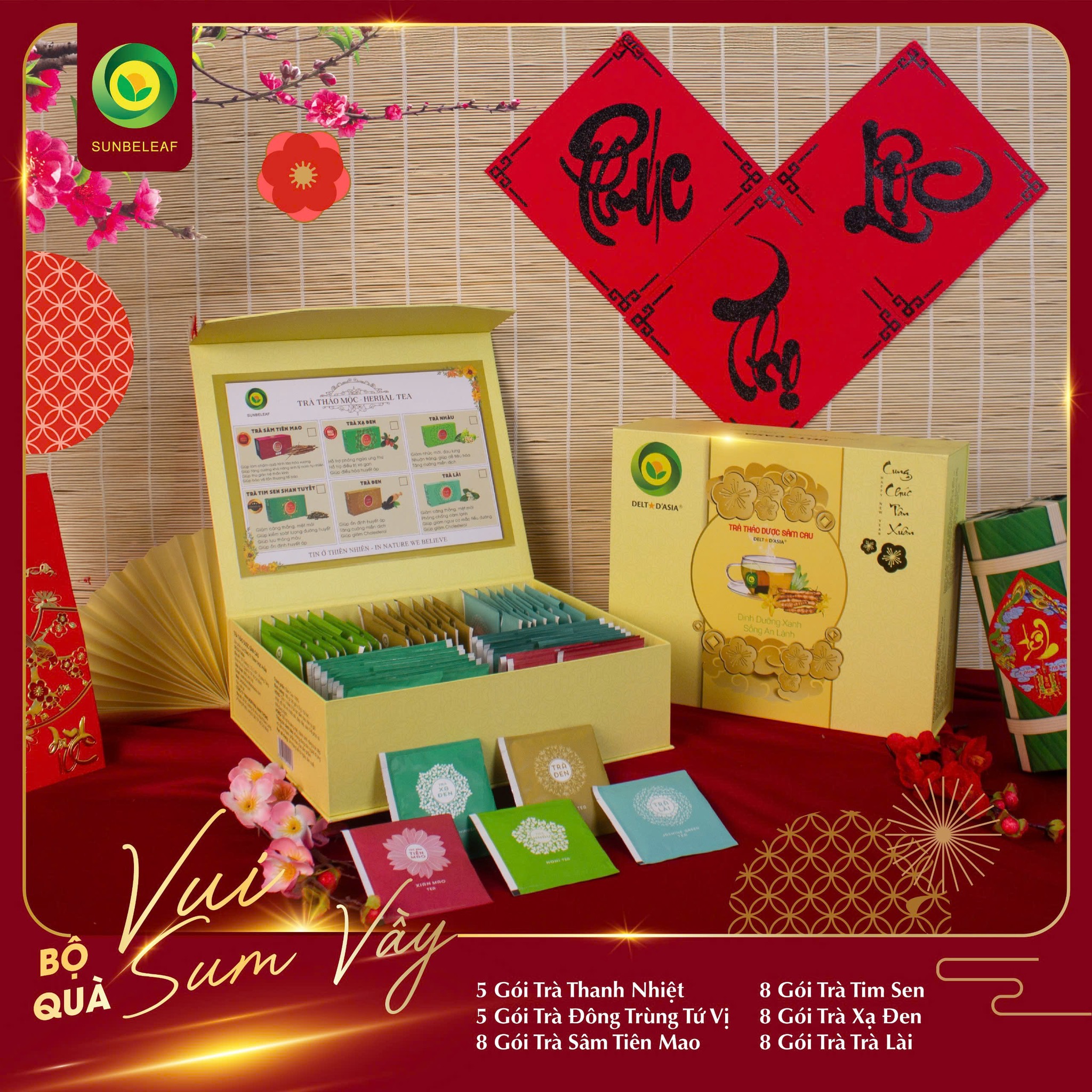 TOP 5 BỘ QUÀ TẾT DOANH NGHIỆP 2025 SUNBELEAF