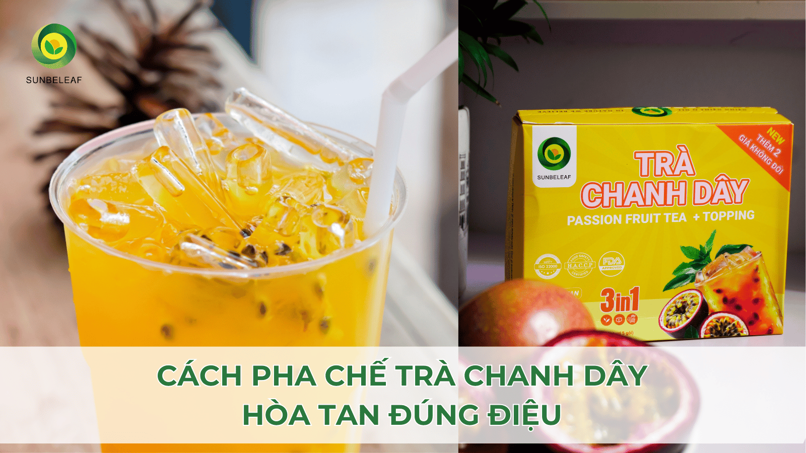 Trà Chanh Dây Hòa Tan - Thức Uống Giải Nhiệt Tuyệt Vời Cho Mùa Hè