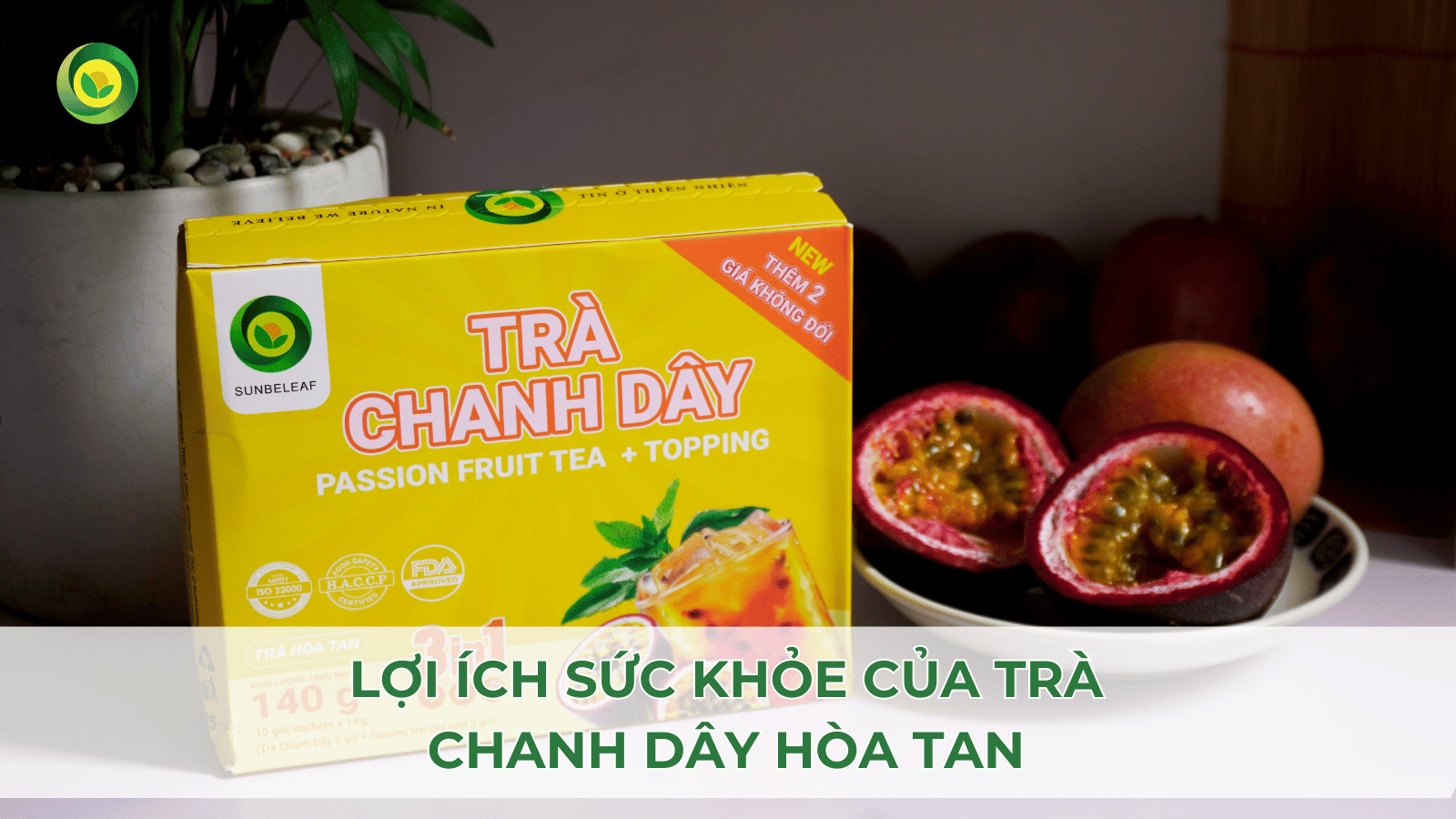 Trà Chanh Dây Hòa Tan - Thức Uống Giải Nhiệt Tuyệt Vời Cho Mùa Hè