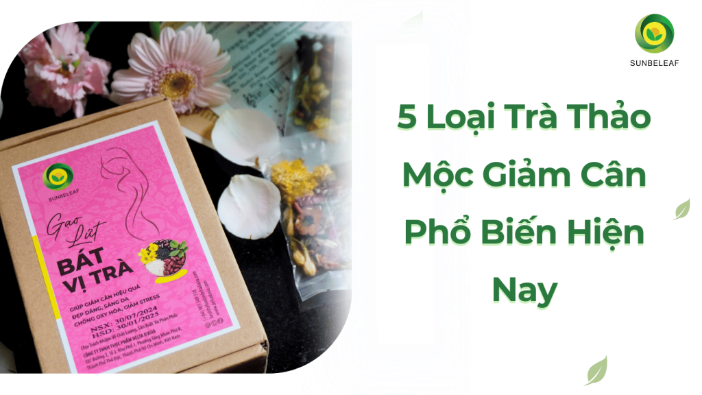 5 Loại Trà Thảo Mộc Giảm Cân Phổ Biến Hiện Nay