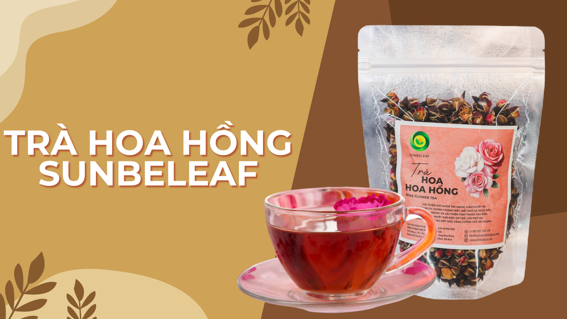 Trà Hoa Hồng SunBeleaf – Bí Quyết Làm Đẹp Từ Bên Trong