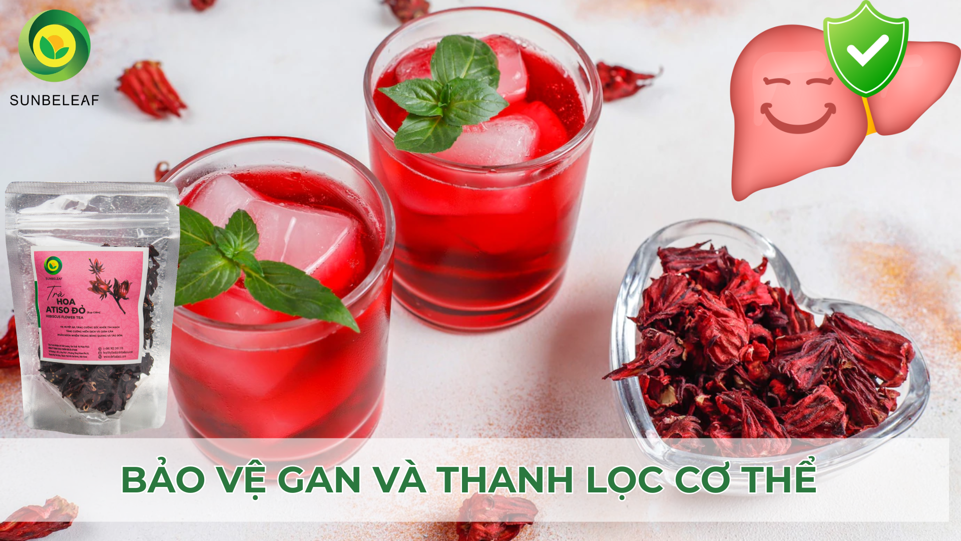 Trà Atiso Đỏ SunBeleaf – Giải Pháp Tự Nhiên Cho Người Cao Huyết Áp