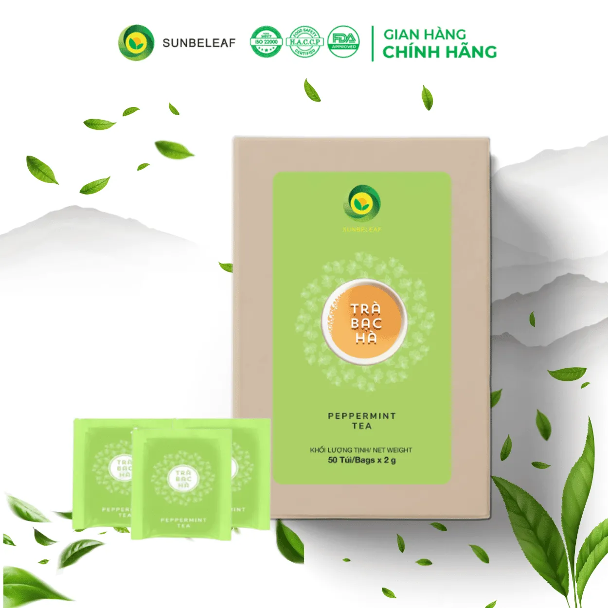 Hình ảnh trà bạc hà