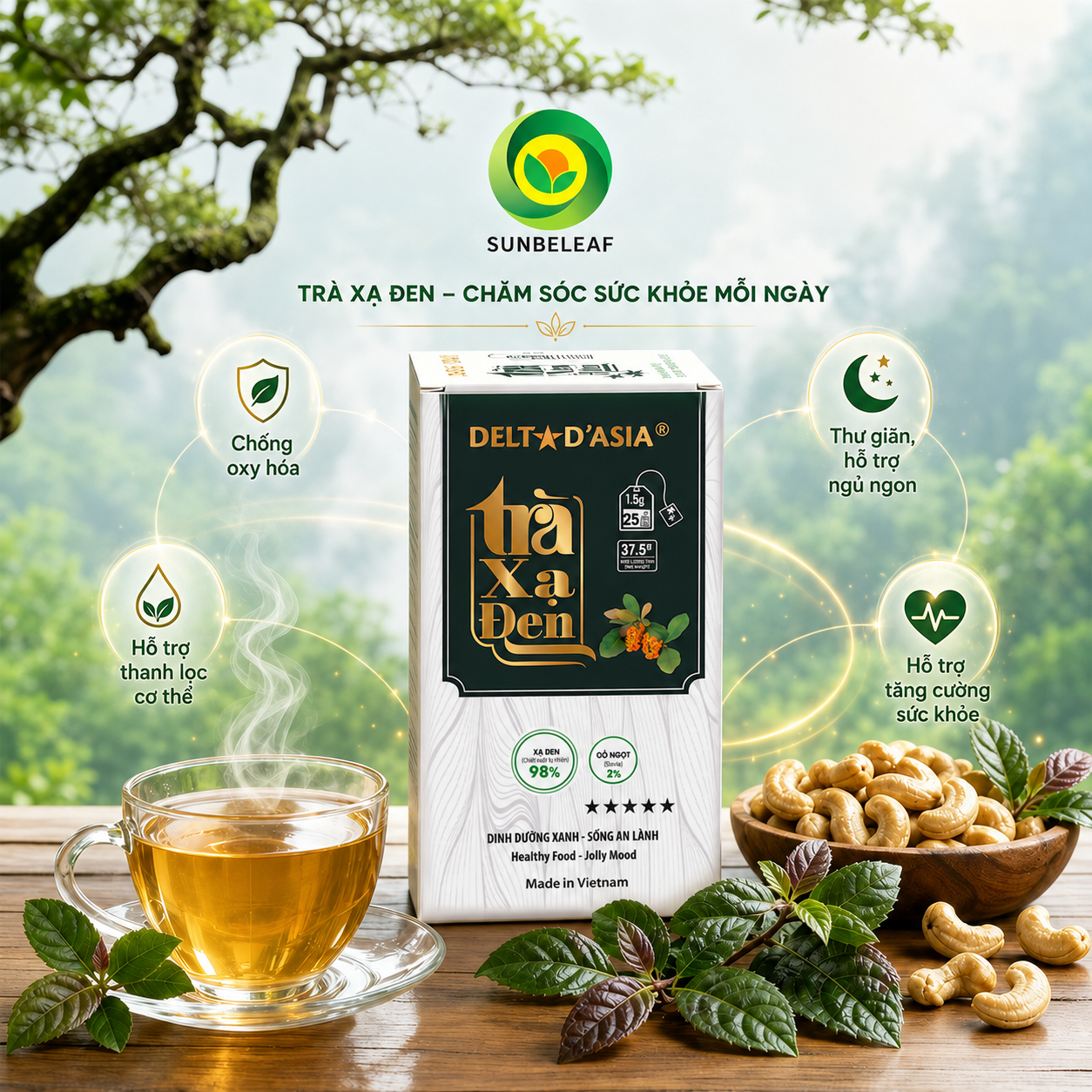 Công dụng của Trà xạ đen