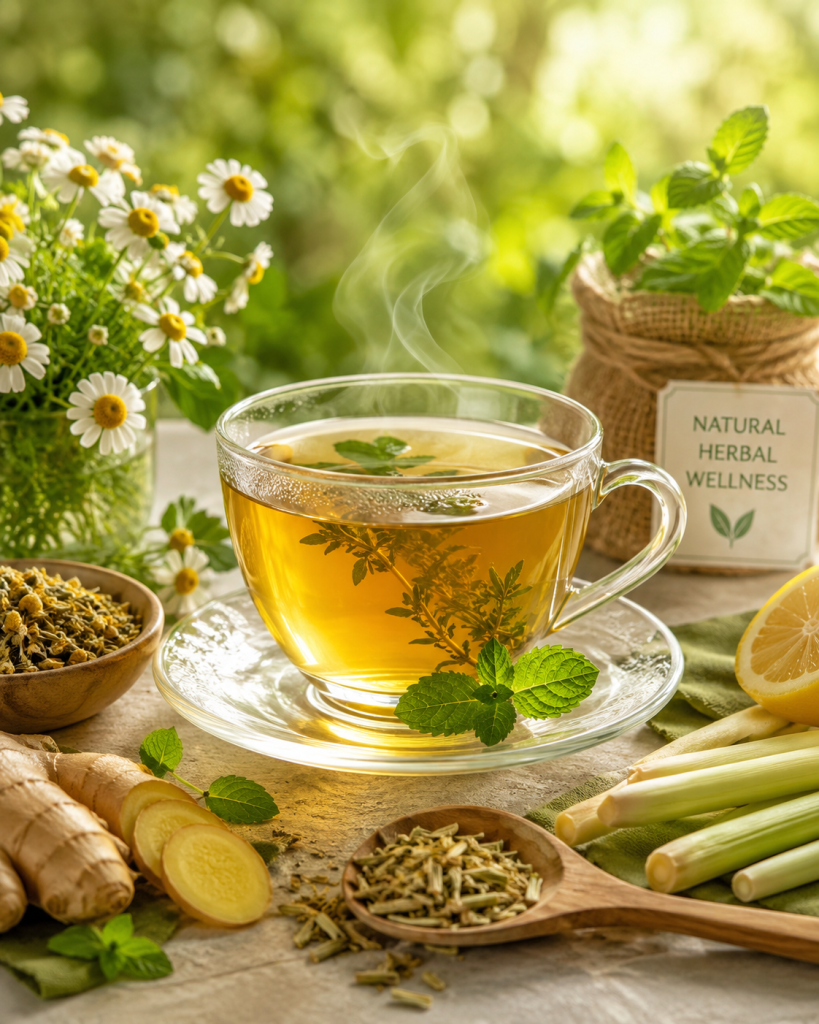 Trà thảo mộc xu hướng sức khỏe