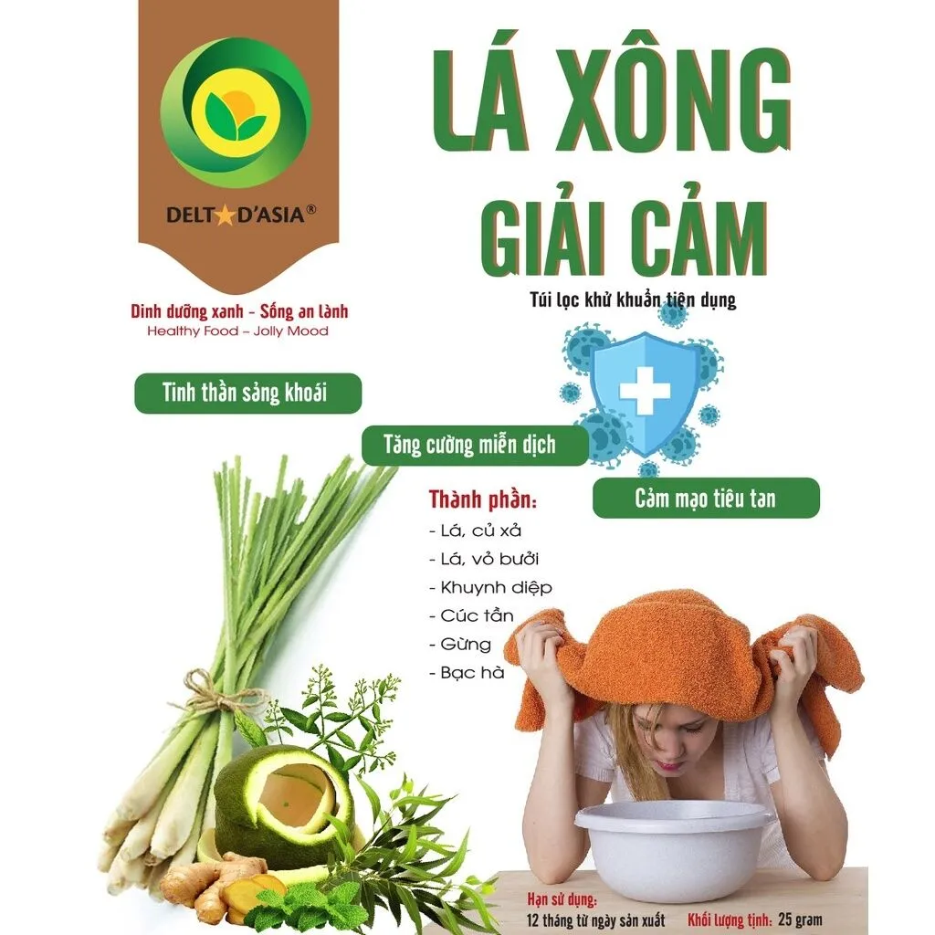 Xông lá giải cảm